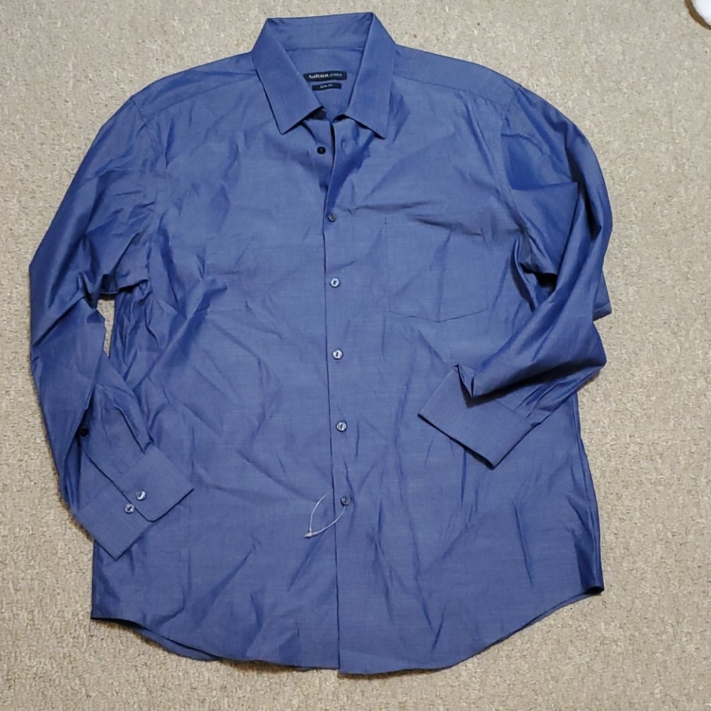 Blue Van heusen Button down